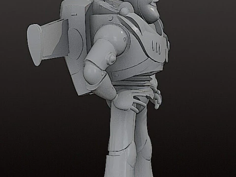 BUZZ LIGHTYEAR 18 cm - CUTTED Toy Story STL 3D Print Model