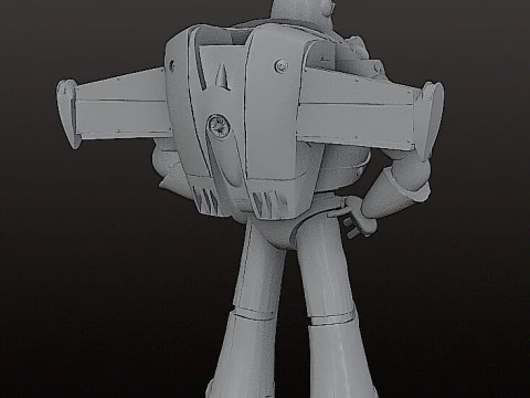 BUZZ LIGHTYEAR 18 cm - CUTTED Toy Story STL 3D Print Model