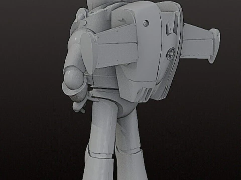 BUZZ LIGHTYEAR 18 cm - CUTTED Toy Story STL 3D Print Model