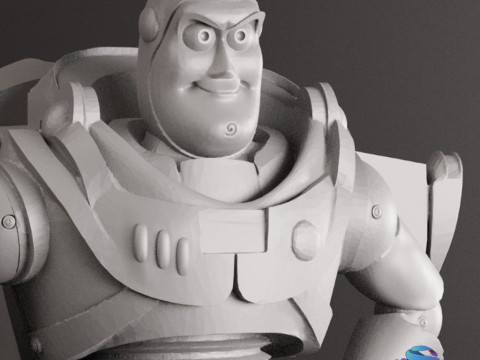 BUZZ LIGHTYEAR 18 cm - CUTTED Toy Story STL 3D-printmodel