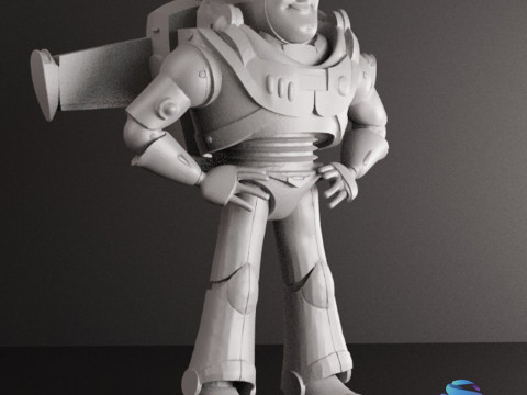 BUZZ LIGHTYEAR 18 cm - CUTTED Toy Story STL 3D Принт Модель