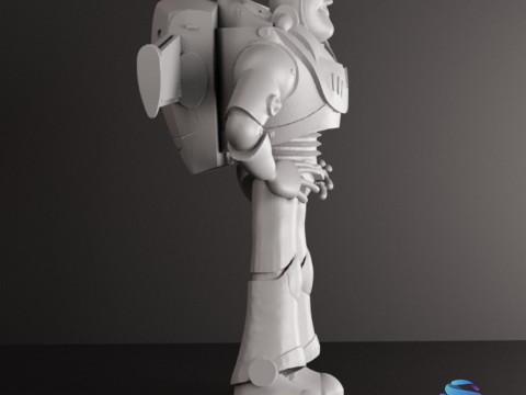BUZZ LIGHTYEAR 18 cm - CUTTED Toy Story STL 3D Принт Модель