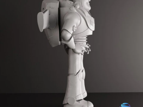 BUZZ LIGHTYEAR 18 cm - CUTTED Toy Story STL 3D Print Model