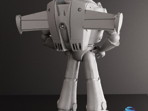 BUZZ LIGHTYEAR 18 cm - CUTTED Toy Story STL 3D Принт Модель