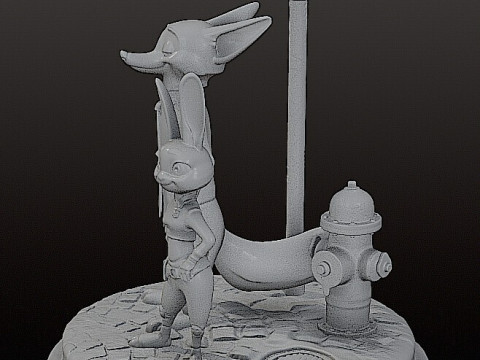 ZOOTOPIA DIORAMA - Modello di stampa 3D