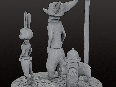 ZOOTOPIA DIORAMA - Modello di stampa 3D