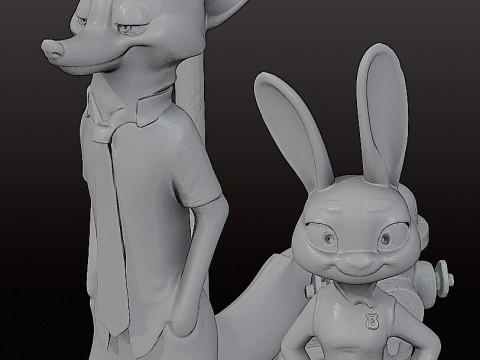ZOOTOPIA DIORAMA - Modello di stampa 3D