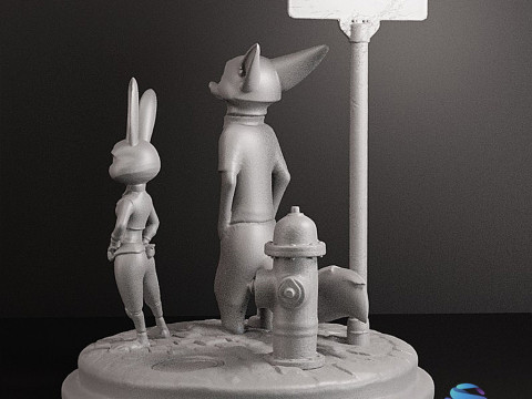 ZOOTOPIA DIORAMA - Modello di stampa 3D