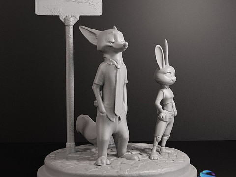 ZOOTOPIA DIORAMA - Modello di stampa 3D
