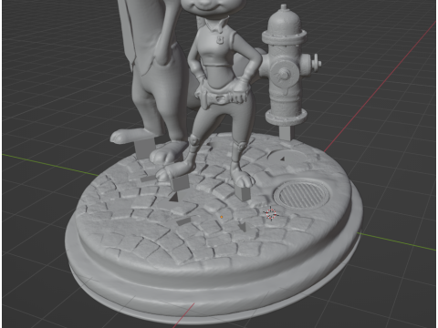 ZOOTOPIA DIORAMA - Modello di stampa 3D