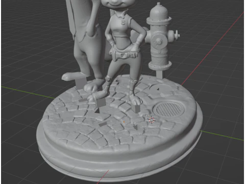 ZOOTOPIA DIORAMA - 3D Print Model