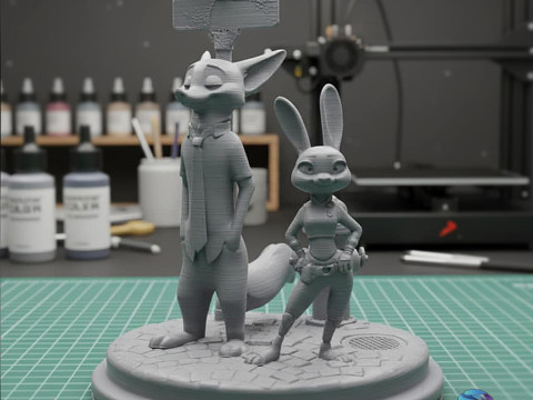 DIORAMA ZOOTOPIE - Modèles 3D en vedette