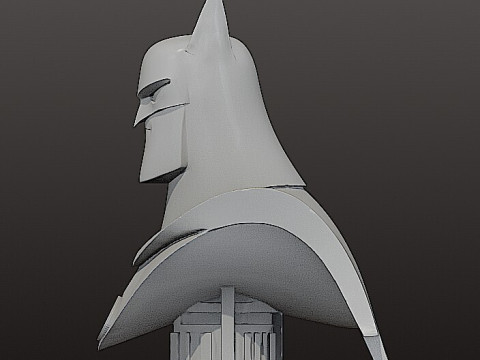 Batman Cartoon Bust Printable STL Pre-support Lychee 3D Принт Модель