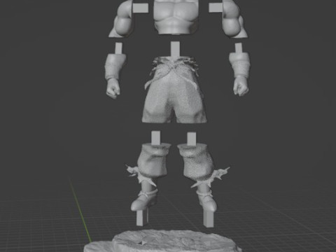 Goku figure STL 3D Принт Модель
