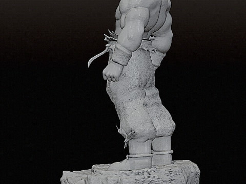 Goku figure STL 3D Принт Модель
