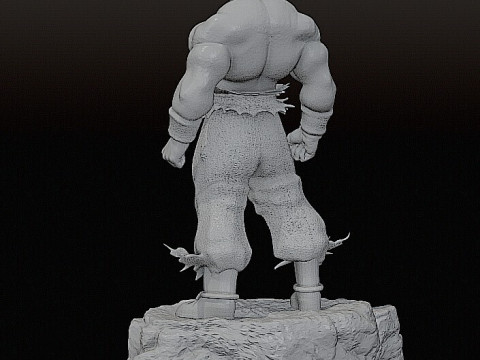 Goku figure STL 3D Принт Модель
