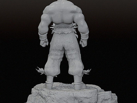 Goku figure STL 3D Принт Модель