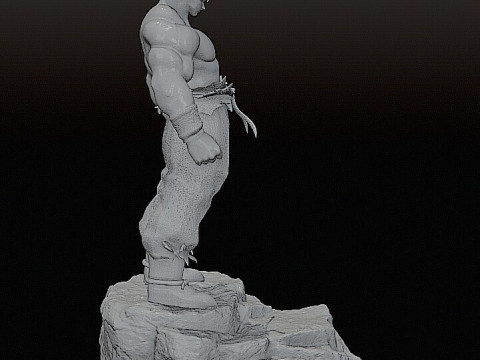 Goku figure STL 3D Принт Модель