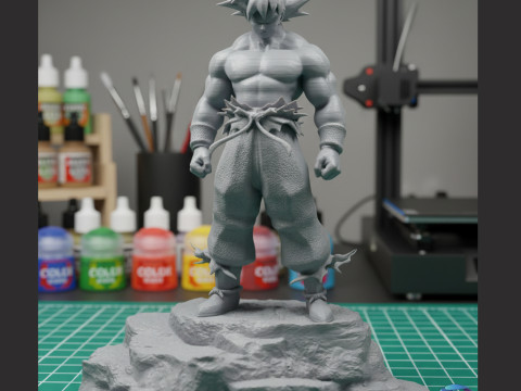 Figura di Goku STL Modello di stampa 3D