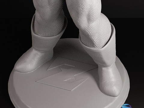 VEGETA FIGURE HQ CUTTED BUST Model Cetak 3D