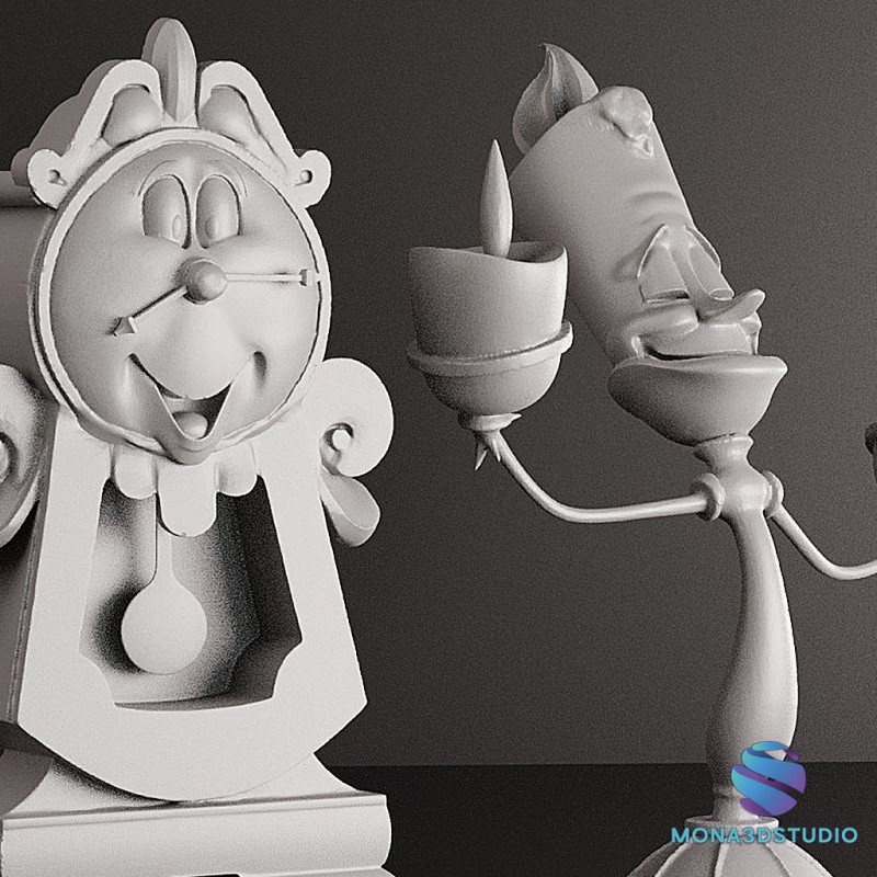 Tockins and Lumire STL Pre-support 3D Принт Модель .c4d .max .obj .3ds .fbx .stl .blend 