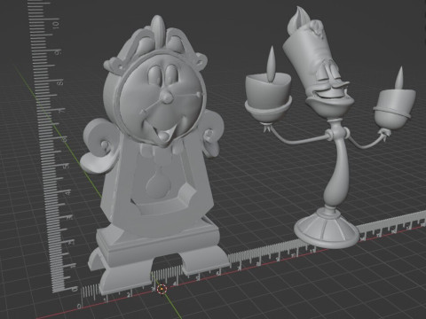 Tockins and Lumire STL Pre-support 3D Принт Модель