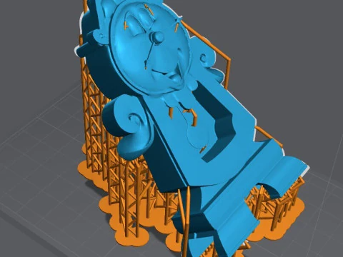 Tockins and Lumire STL Pre-support 3D Print Model