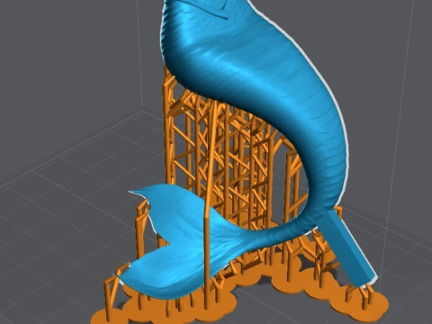 Ariel - The Little Mermaid STL Pre-support Lychee 3D-Druckmodell