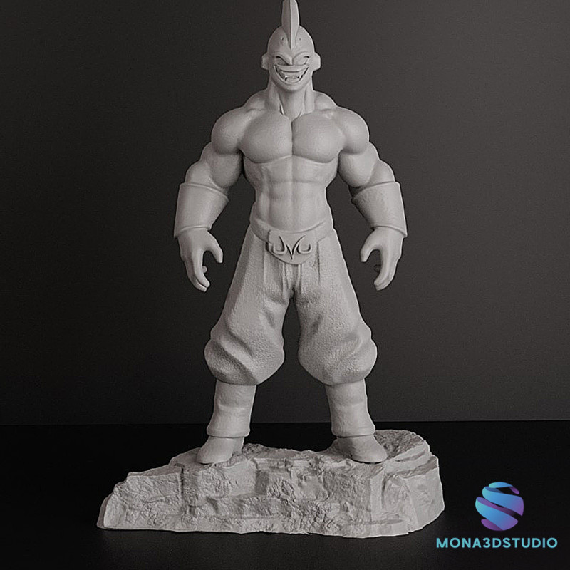 MAJIN BOO REALISTIC FIGURE STL - CUTTED 3D प्रिंट मॉडल .c4d .max .obj .3ds .fbx .stl .blend 
