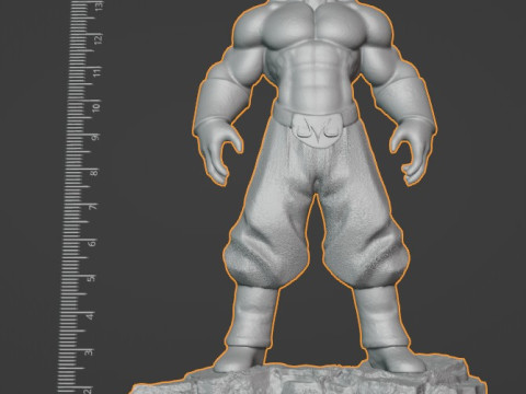 MAJIN BOO REALISTIC FIGURE STL - CUTTED 3D प्रिंट मॉडल