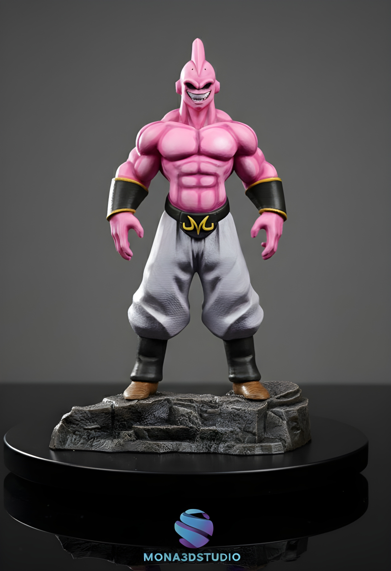 MAJIN BOO REALISTIC FIGURE STL - CUTTED 3D 打印模型 .c4d .max .obj .3ds .fbx .stl .blend