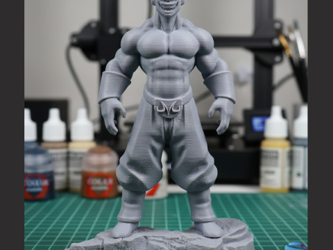 MAJIN BOO REALISTIC FIGURE STL - CUTTED 3D 打印模型