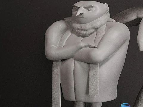 DESPICABLE ME DIORAMA MINIONS CUTTED 3D Print Model