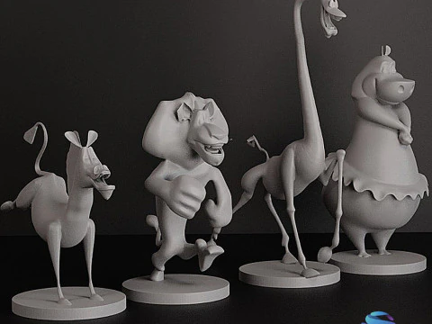 MADAGASCAR COLLECTION STL 3D Print Model