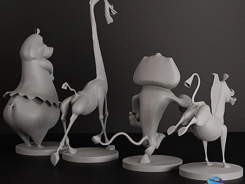 MADAGASCAR COLLECTION STL 3D Print Model