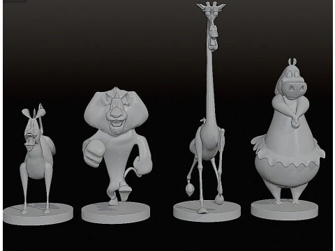 MADAGASCAR COLLECTION STL 3D Print Model