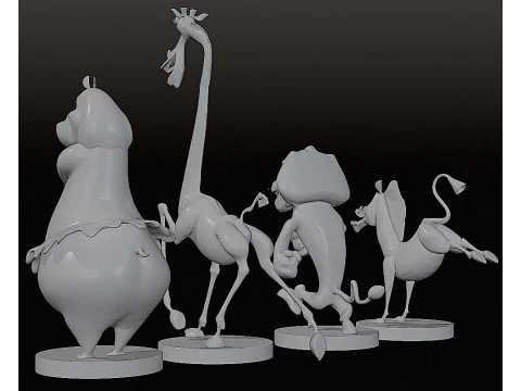 MADAGASCAR COLLECTION STL 3D Print Model