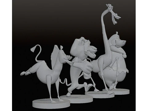MADAGASCAR COLLECTION STL 3D Print Model