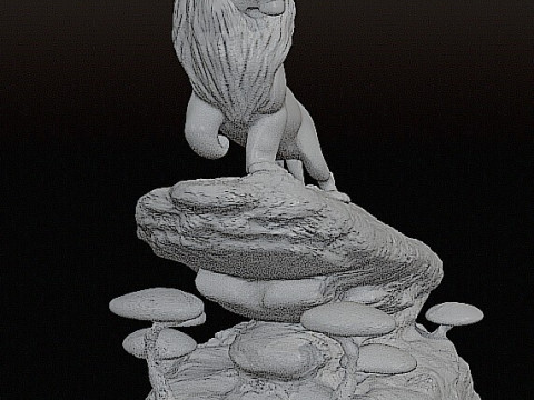 The lion king diorama STL 3D-Druckmodell