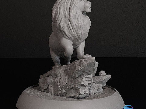 The Lion King Diorama STL 3D Printable 3-Piece Snap-Fit Full Figure 3D Print Model