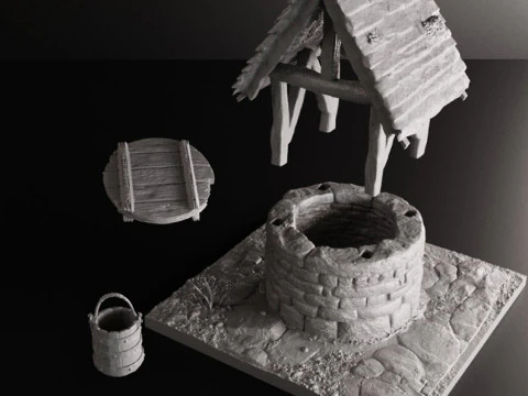 Forest Terrain Pack 1 - Tabletop STL Set Pre-Supported 3D Print Model