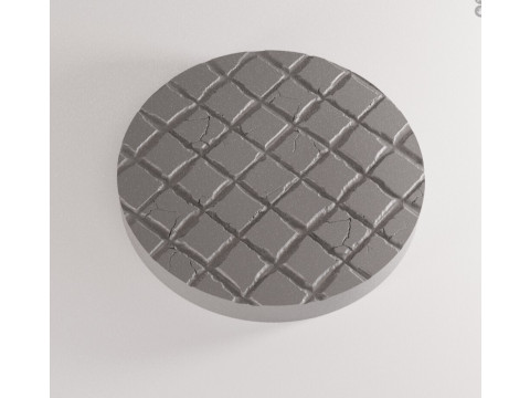 Ree Fantasy Base Damaged Floor Tiles 25-32-40-50mm SLA Pre-Supported STL 3D Print Model