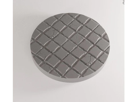 Ree Fantasy Base 损坏地砖 25-32-40-50 毫米 SLA 预支撑 STL 3D 打印模型