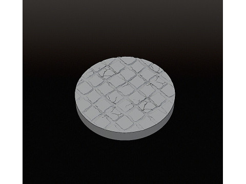 Ree Fantasy Base Damaged Floor Tiles 25-32-40-50mm SLA Pre-Supported STL 3D-printmodel