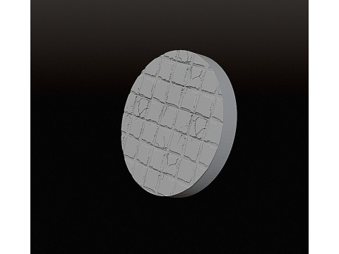 Ree Fantasy Base Damaged Floor Tiles 25-32-40-50mm SLA Pre-Supported STL 3D-printmodel