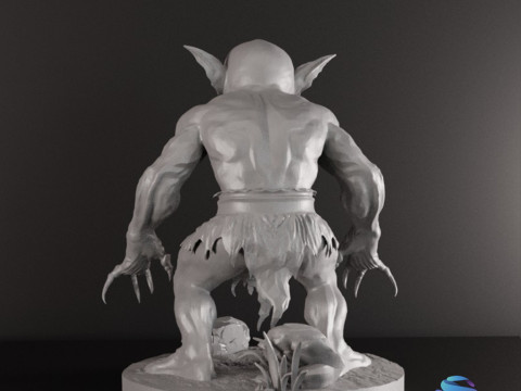 Goblin Warriors 3 Highly Detailed Miniatures STL Presupported Chitubox 3D Print Model