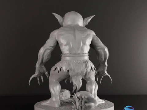 Goblin Warriors 3 Highly Detailed Miniatures STL Presupported Chitubox 3D Print Model