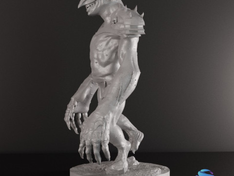 Goblin Warriors 3 Highly Detailed Miniatures STL Presupported Chitubox 3D Print Model