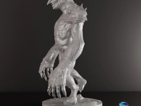 Goblin Warriors 3 Highly Detailed Miniatures STL Presupported Chitubox 3D Print Model