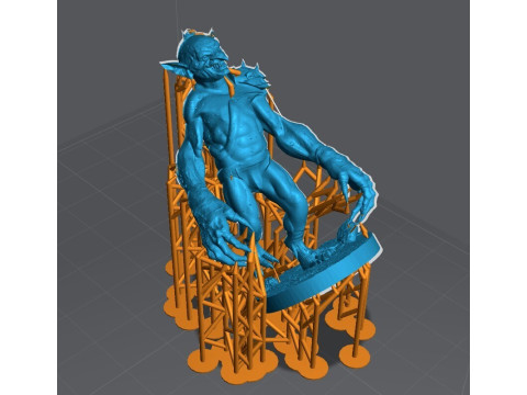 Goblin Warriors 3 Highly Detailed Miniatures STL Presupported Chitubox 3D Print Model